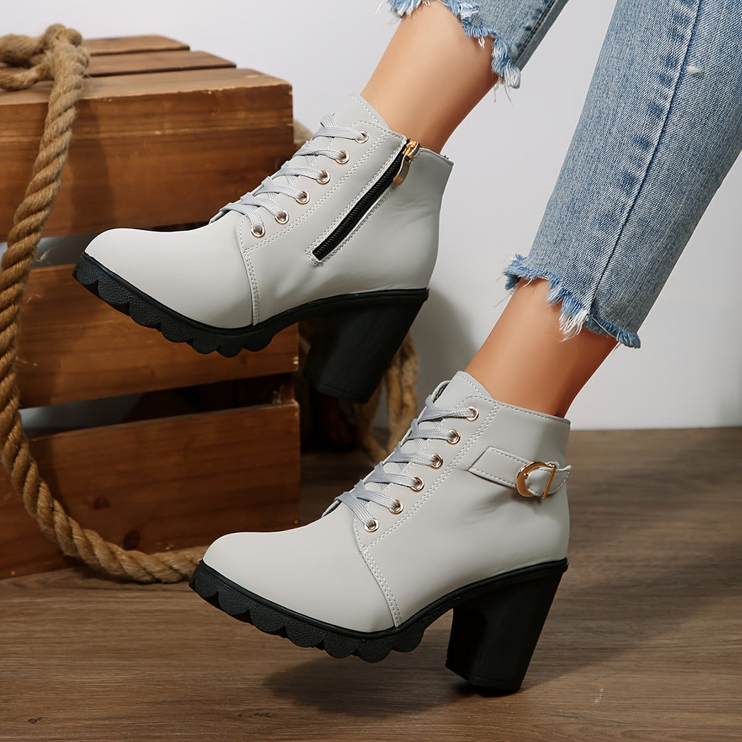 Julia | Stilvolle Und Elegante Schnürstiefeletten