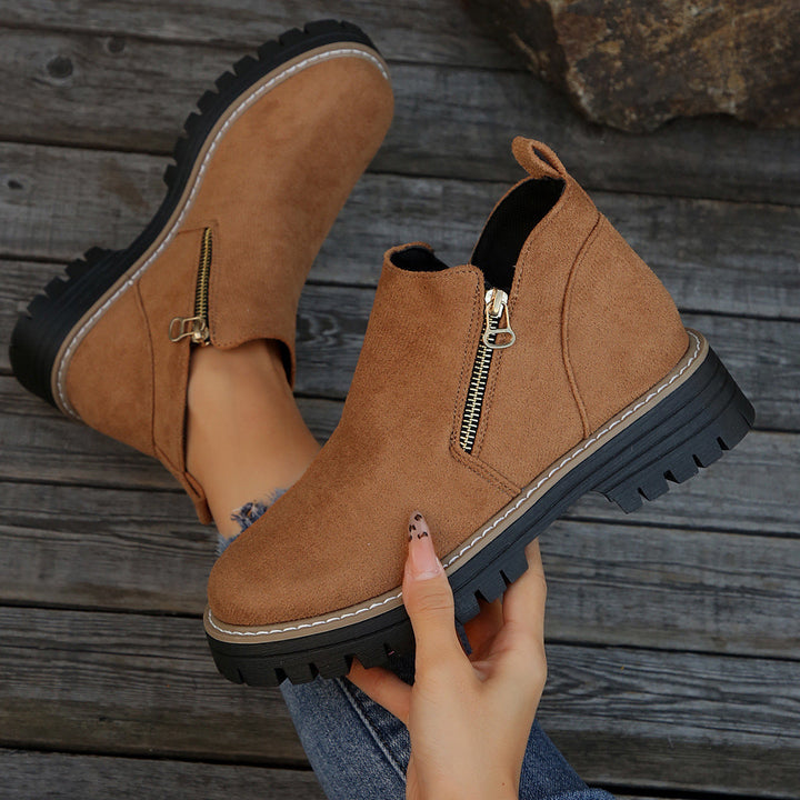 Stephanie | Elegant and Modern Platform Ankle Boots
