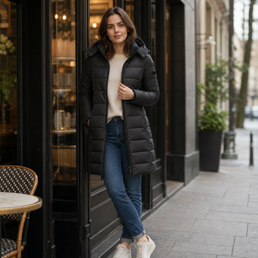 Wearbella | Mid-Length Puffer Jacket – Warm und Schick für den Winter
