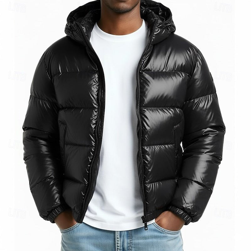 Grady | Quilted Hooded Puffer Jacket – Modern Winter Style für Herren