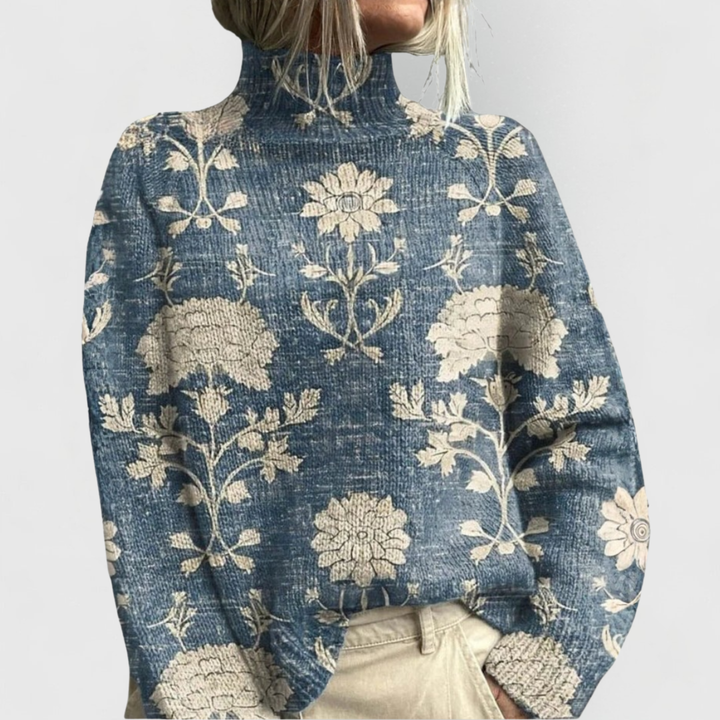 Elizabeth | Cozy Women's Knit Sweater with Nature Motif