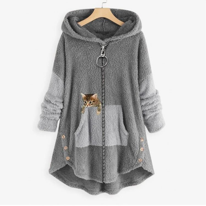 Agnes | Plüsch-Hoodie für Damen – Weich und Warm