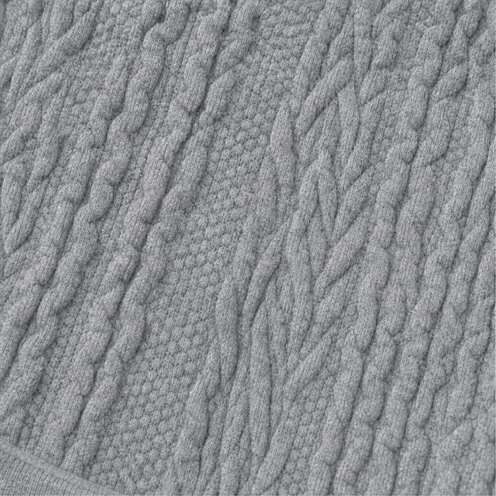 Wearbella | Cable-Knit Longline Zip-Up Hoodie – Bequemer Style für jeden Tag