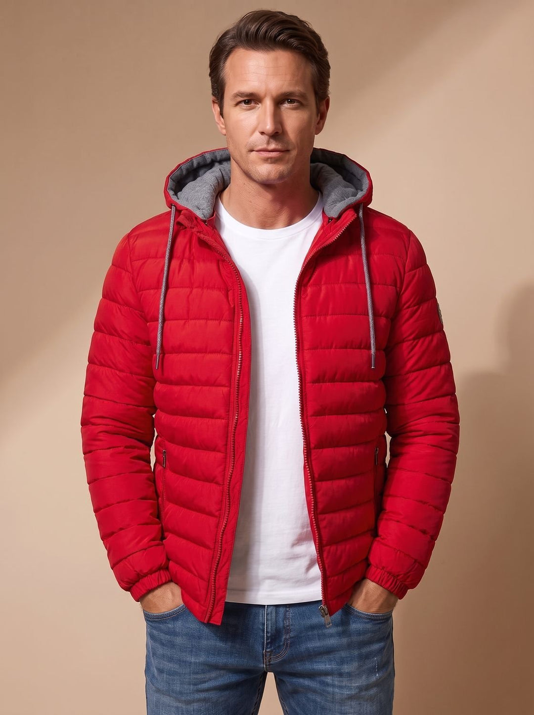 Matthias | Gesteppte Kapuzenjacke – Leicht mit Thermoisolierung für Herren