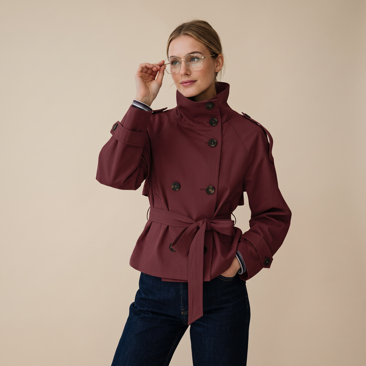 Evelyn | Trench Coat – Elegante und Vielseitige Damenmode
