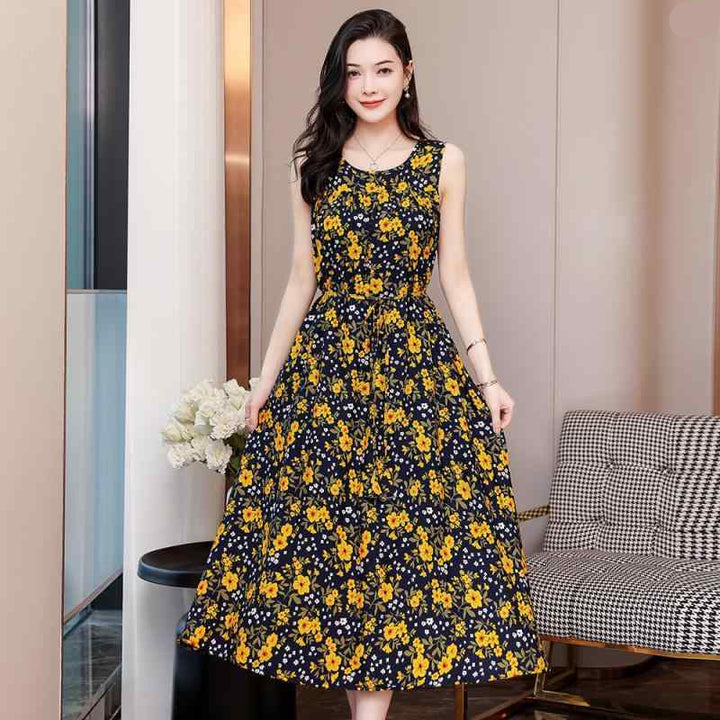 Alessia | Elegant Sleeveless Maxi Dress