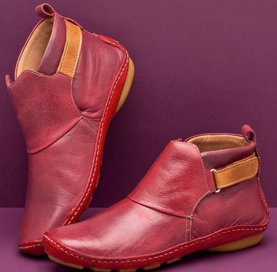 Diana | Elegant and Modern Leather Ankle Boots
