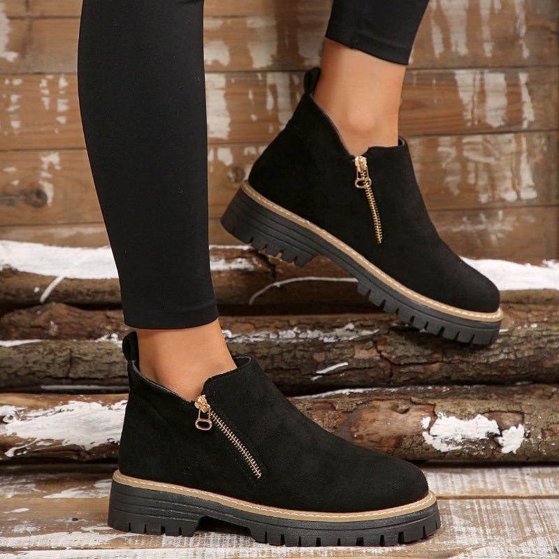 Stephanie | Elegant and Modern Platform Ankle Boots