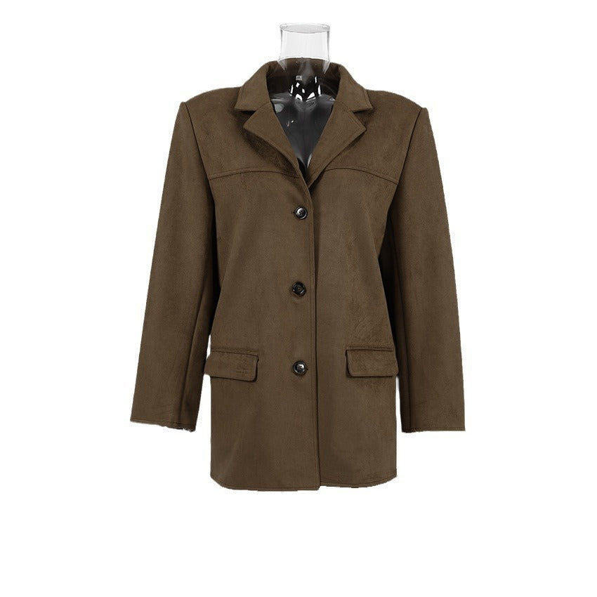 Heike | Eleganter Und Stilvoller Suede Blazer