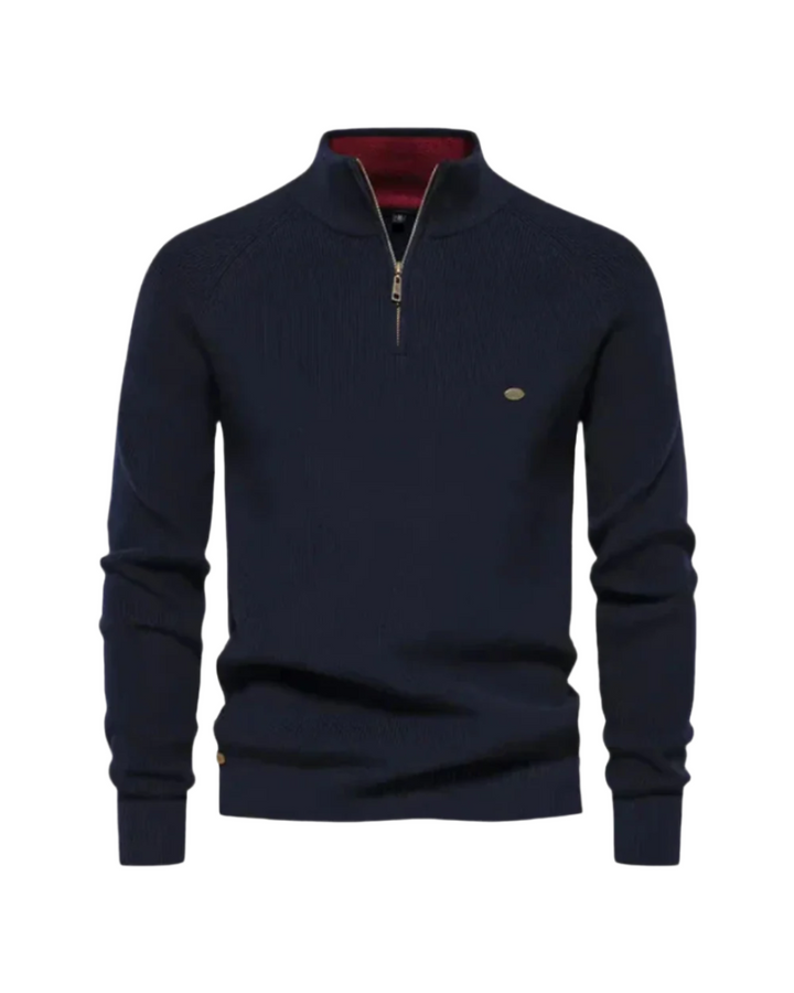 Salvatore | Zip Sweater – Moderne Eleganz für Männer