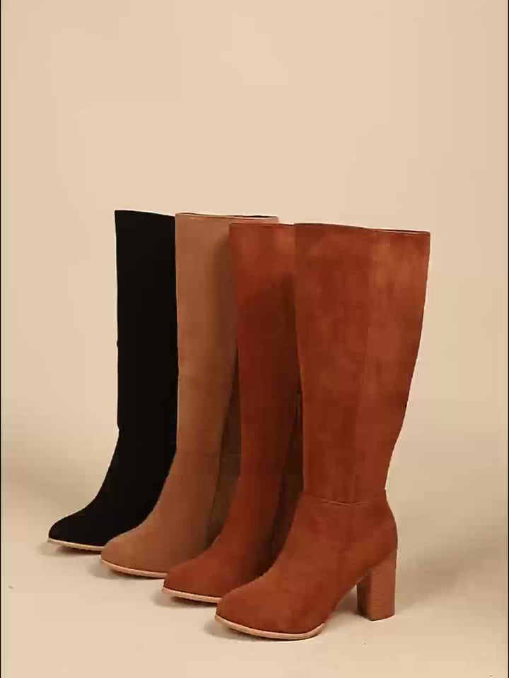 Valeria | Elegant Western cowboy boots with a wide calf fit
