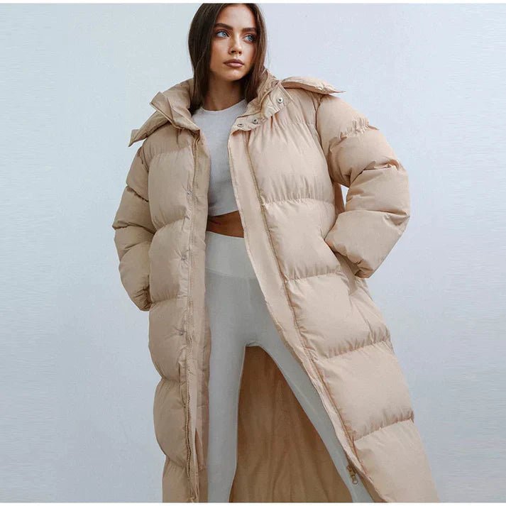 Drune | Maxi Puffer Jacke – Übergröße für Damen