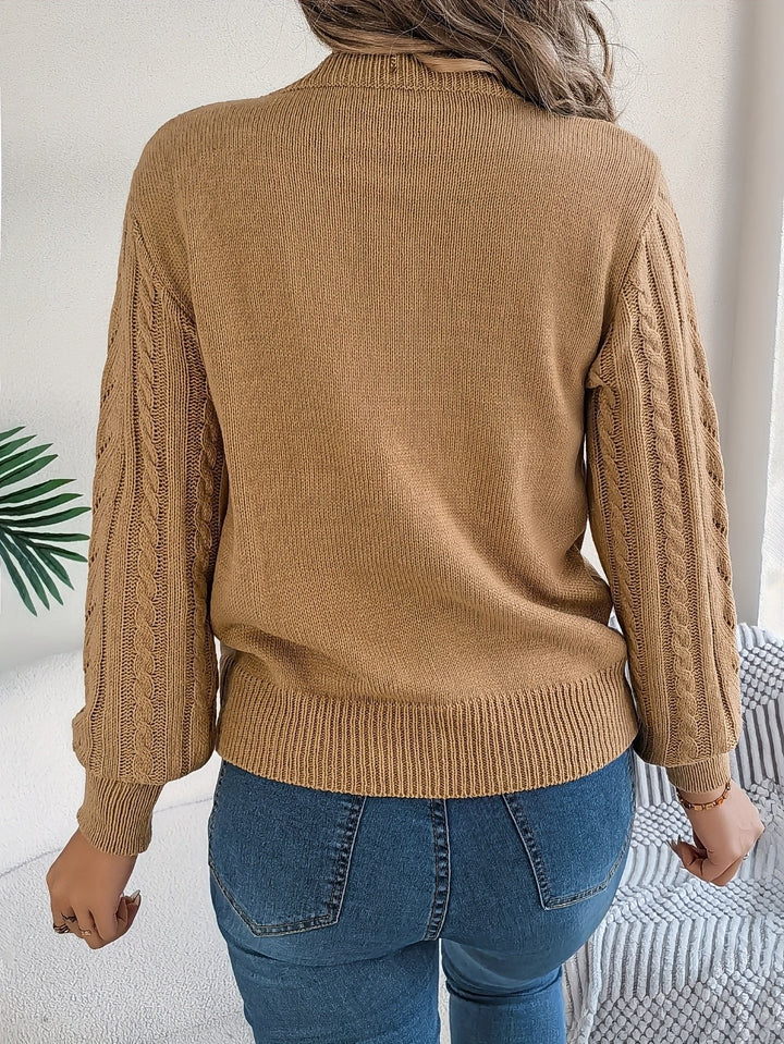 Blythe | Strickpullover mit Kabelmuster