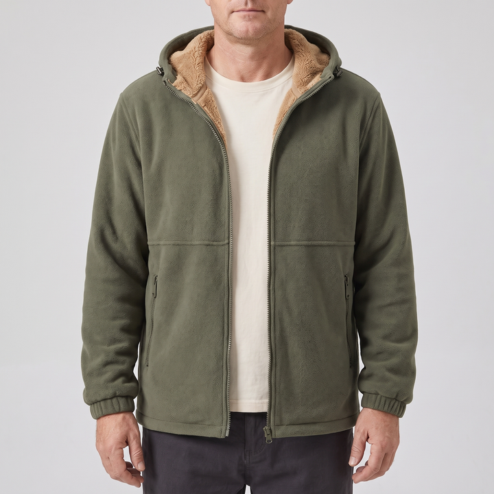 Sherpa | Fleece Jacket mit Kapuze – Bequeme Wärme für Männer