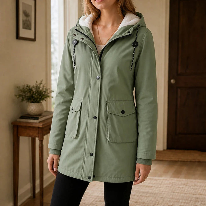 Everwarm | Long Hooded Parka für Frauen – Stylisch und Warm