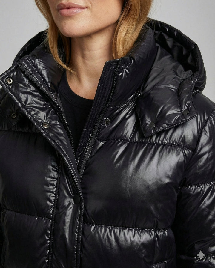 Drune | Damen Steppjacke – Lässiger Loose-Fit mit Kapuze