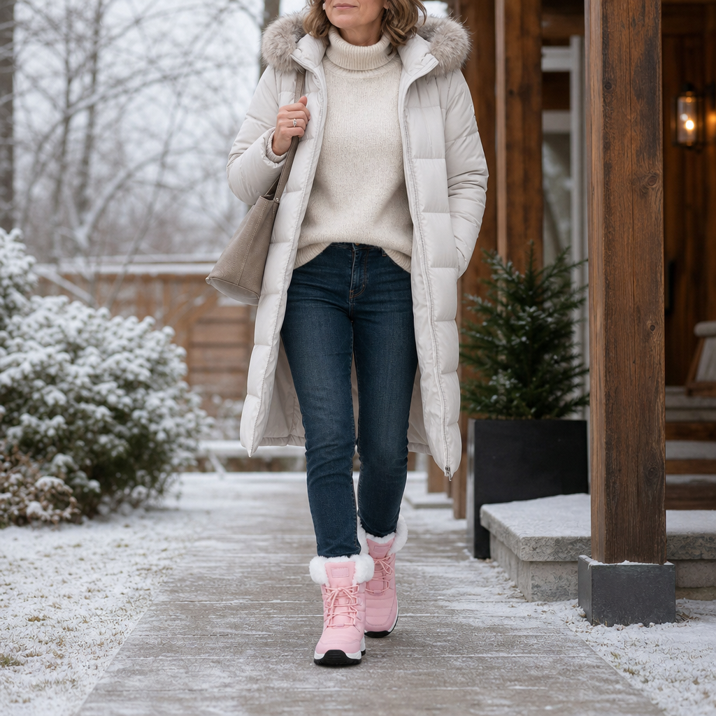Cozywalk | Fleece-Lined Platform Snow Boots für Frauen