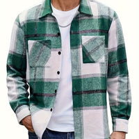 Jürgen | Rustic and Comfortable Plaid Lumberjack Shirt