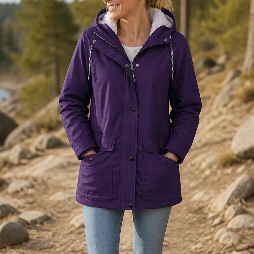 Windora | Fleece-Lined Winter Jacket – Warmer und Stilvoller Schutz für Damen