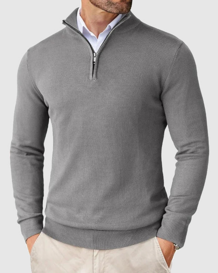 Romeo | Zip Sweater – Eleganter, bequemer Stil für Männer