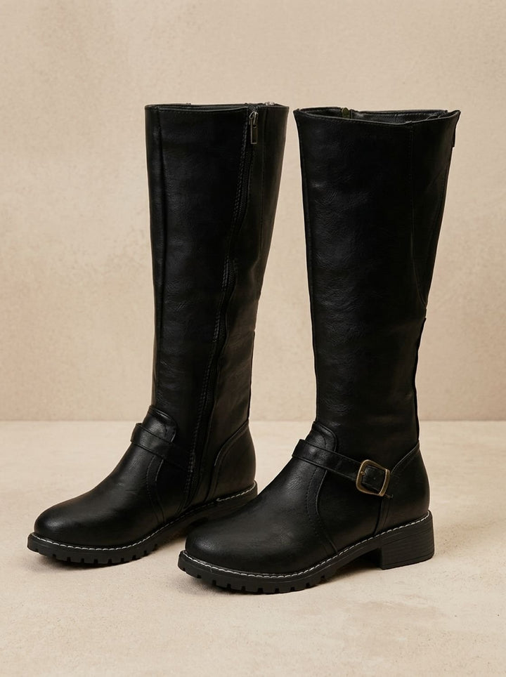 Amelia | Kniehohe Stiefel – Elegantes Design mit Schnalle für Damen