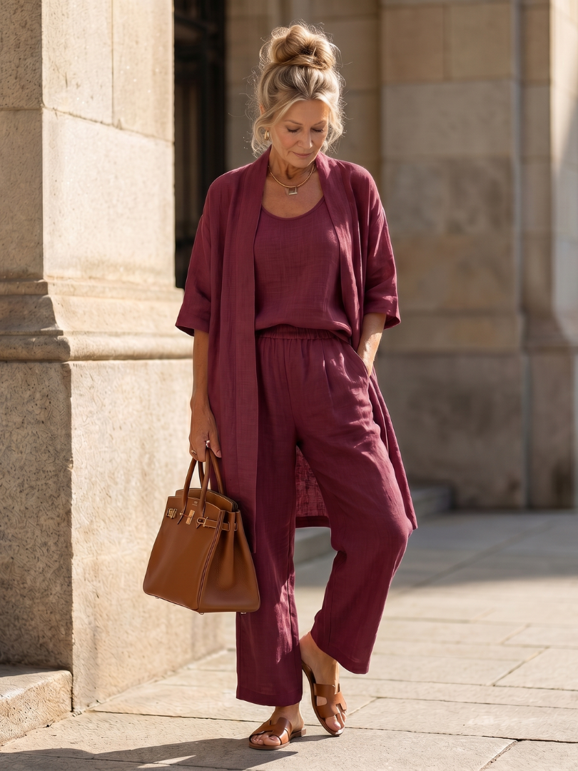 Yael | Drei-Teile Set – Lockerer Style für Frauen