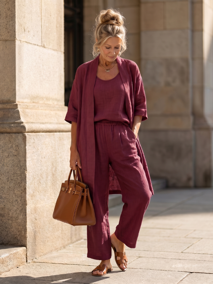 Yael | Drei-Teile Set – Lockerer Style für Frauen