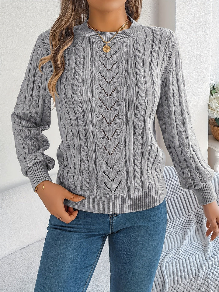 Blythe | Strickpullover mit Kabelmuster