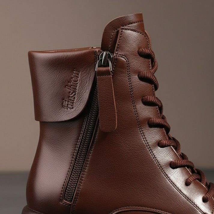 Vintara | Vintage Ankle Boots – Fleece-Lined Komfort für Frauen