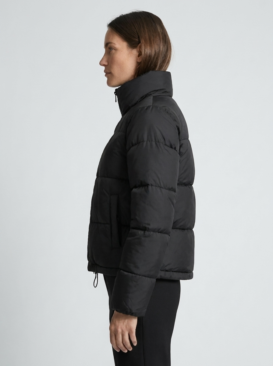 Velora | Puffer Jacket – Stylish Stand Collar for Women