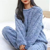 Nele | Kuscheliges Fleece-Pyjama-Set für warme Wohlfühlabende