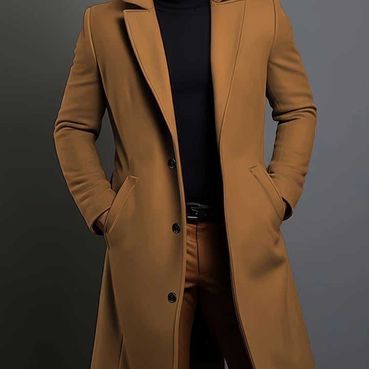 Warner | Tailored Longline Coat – Zeitlose Eleganz für Herren