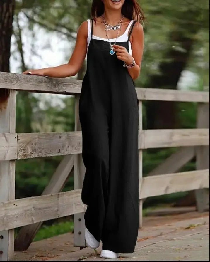 Elfriede | Damen Jumpsuit – Weit Beinschnitt für stilvolle Looks