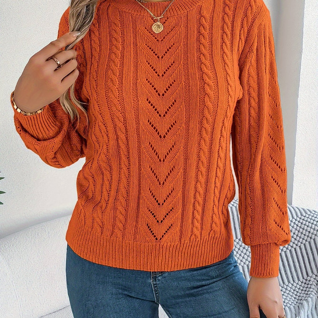 Blythe | Strickpullover mit Kabelmuster