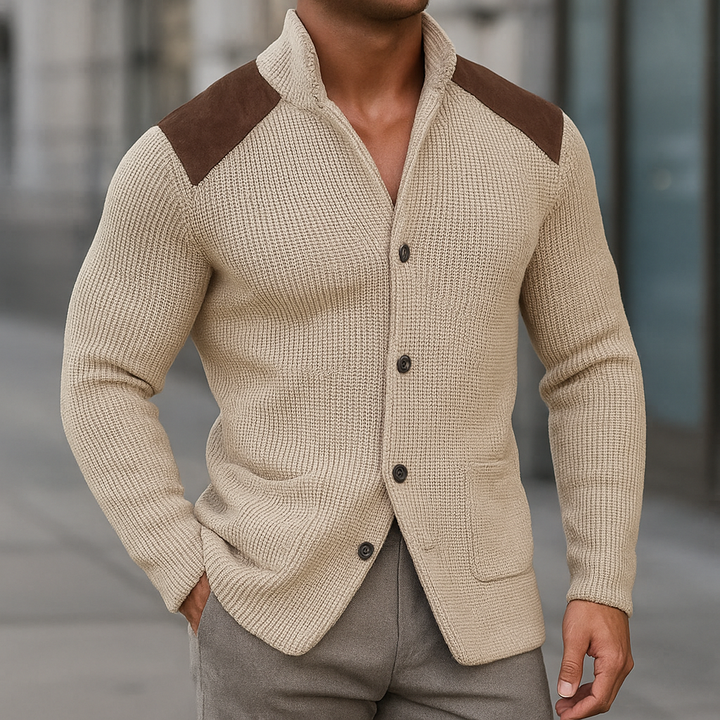 Ralph | Modern Textured Knit Blazer for Men