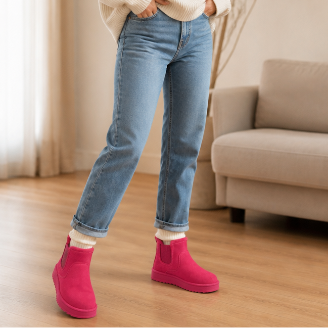 Cozywalk | Futtergefütterte Slip-On Winterstiefel für Damen
