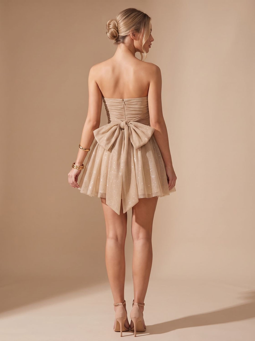 Mia | Mini Dress – Glitter Bustier für Frauen