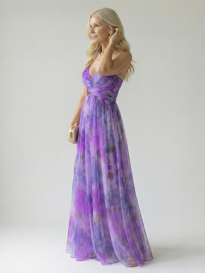 Isel | Maxi Kleid – Leichtes Wickeldesign für Frauen