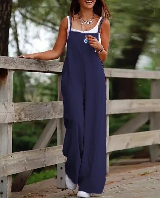 Elfriede | Damen Jumpsuit – Weit Beinschnitt für stilvolle Looks