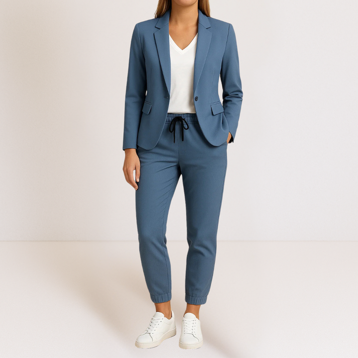 Naomi | Elegantes Und Komfortables Blazer-Jogger-Set Für Damen