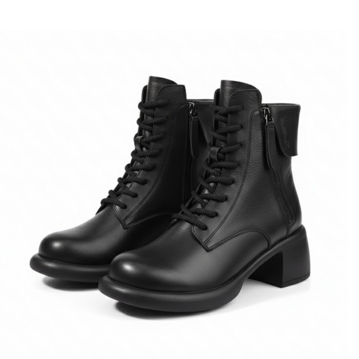 Vintara | Vintage Ankle Boots – Fleece-Lined Komfort für Frauen