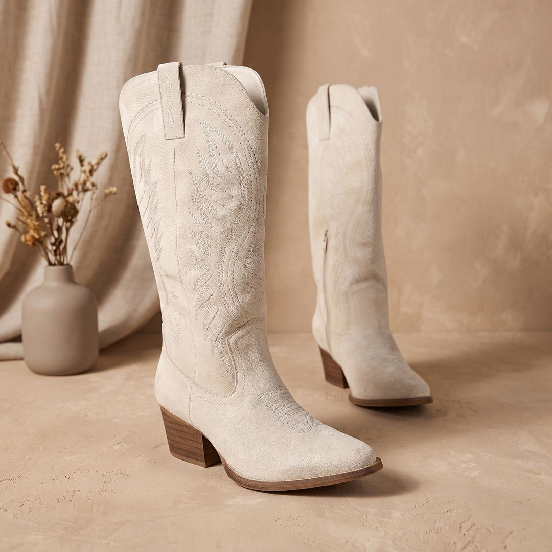 Elisabeth | Cowboy Ankle Boots – Zeitloser Western-Stil für Damen