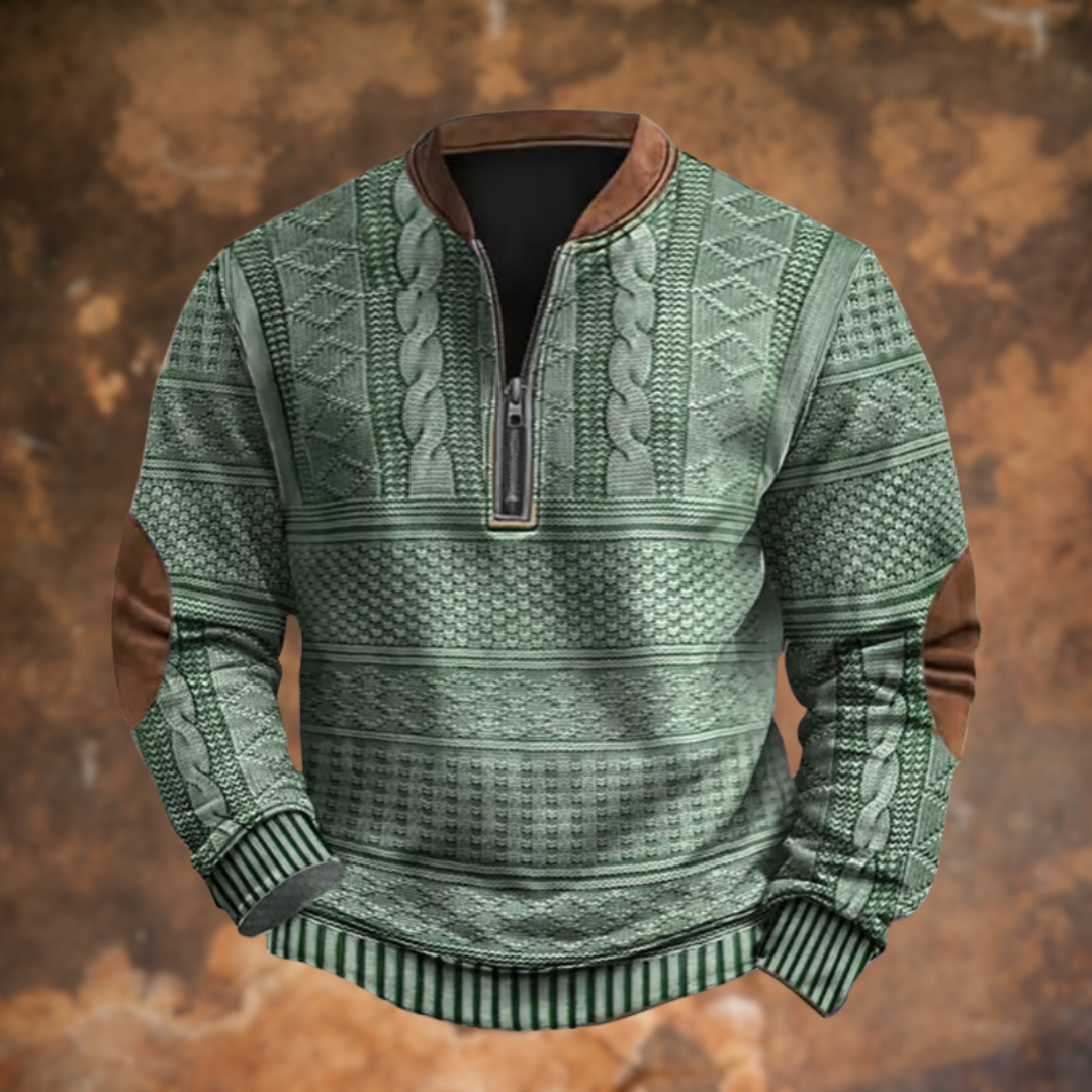 Levi | Pullover mit Reißverschluss – Stilvoller Komfort für Männer