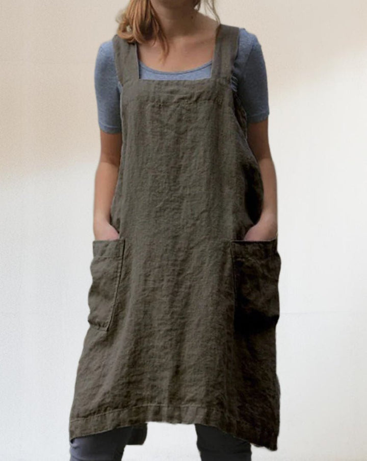 Heidi | Cotton Apron – Elegant Style with Pockets for Creativity