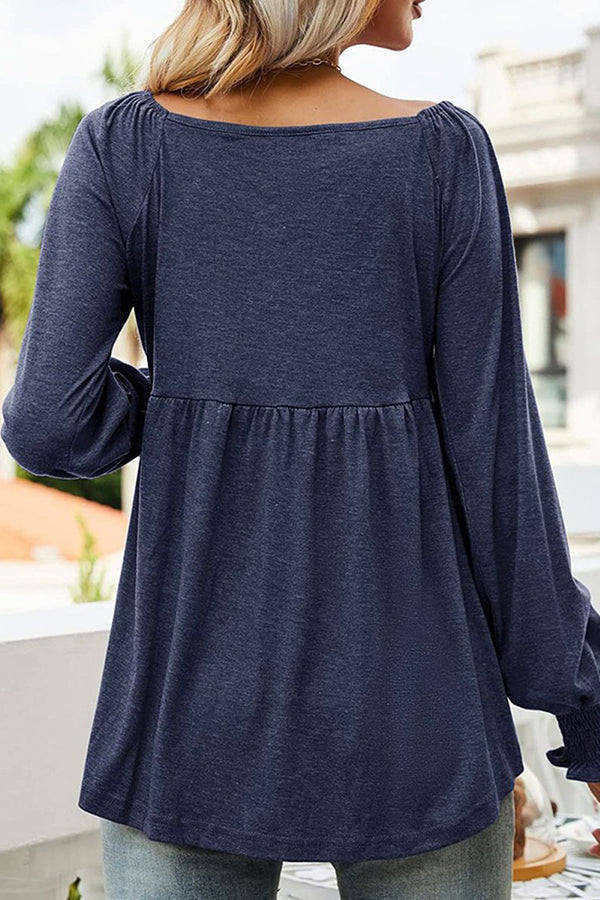 Laura | Charming and Airy Babydoll Tunic Top