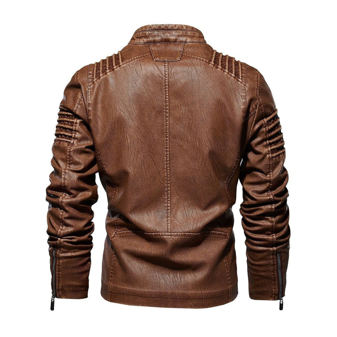 Charlie | Faux Leather Jacket – Biker-Style for Men