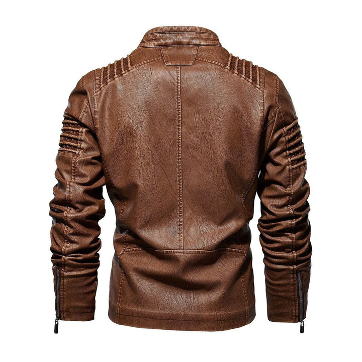 Charlie | Faux Leather Jacket – Biker-Style for Men