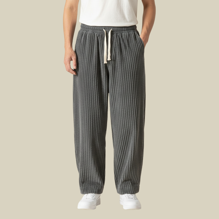 Masaaki | Cordhose – Bequeme Eleganz mit Elastischem Bund