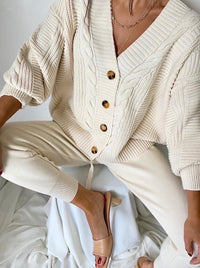 Marlene | Elegantes Und Bequemes Zweiteiliges Set Mit Cardigan
