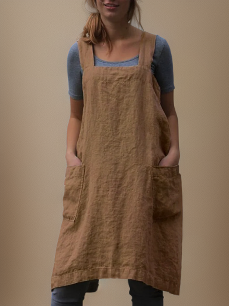 Heidi | Cotton Apron – Elegant Style with Pockets for Creativity